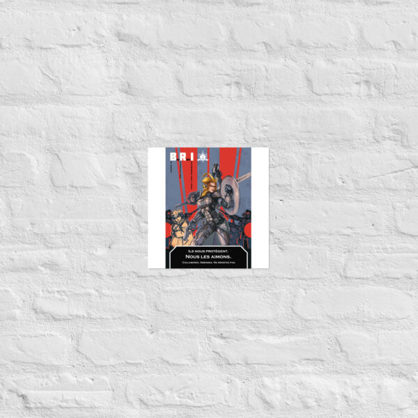 Ambre vue par La_carcasse / B.R.I illustration Poster – Image 5