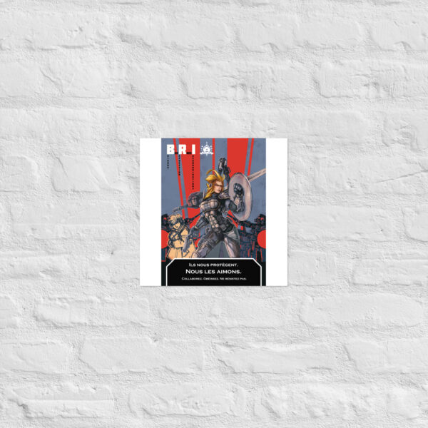 Ambre vue par La_carcasse / B.R.I illustration Poster – Image 7