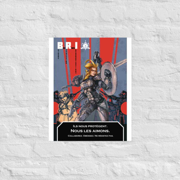 Ambre vue par La_carcasse / B.R.I illustration Poster – Image 12