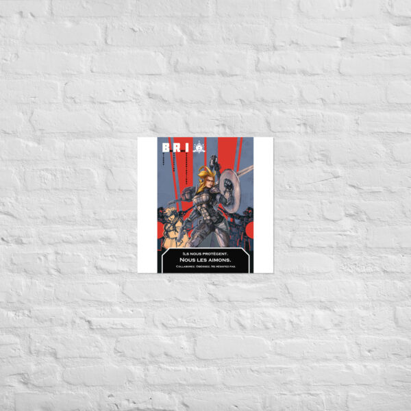 Ambre vue par La_carcasse / B.R.I illustration Poster – Image 13