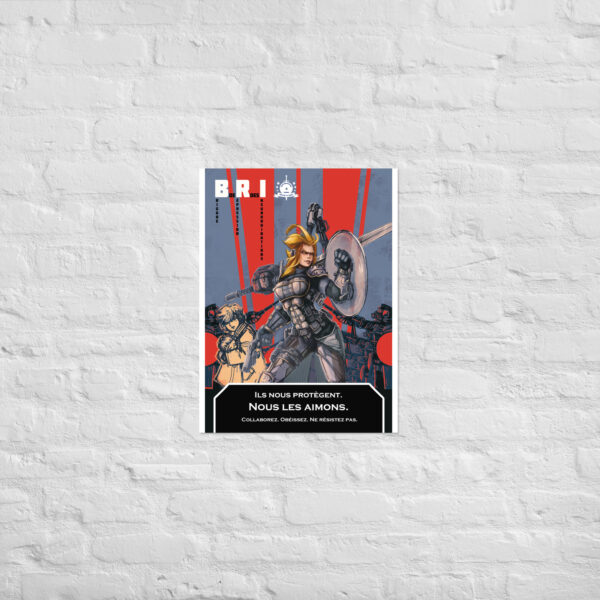 Ambre vue par La_carcasse / B.R.I illustration Poster – Image 14