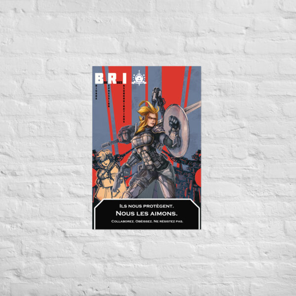 Ambre vue par La_carcasse / B.R.I illustration Poster – Image 15