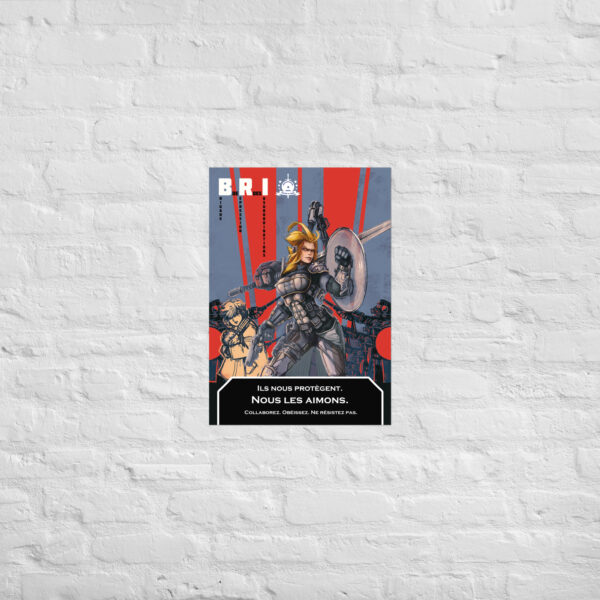 Ambre vue par La_carcasse / B.R.I illustration Poster – Image 4