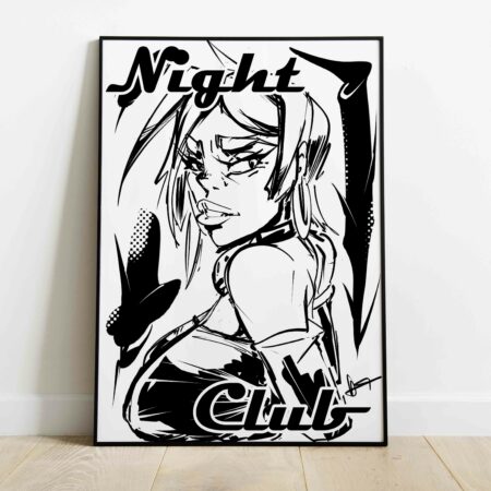 Night Club paper poster