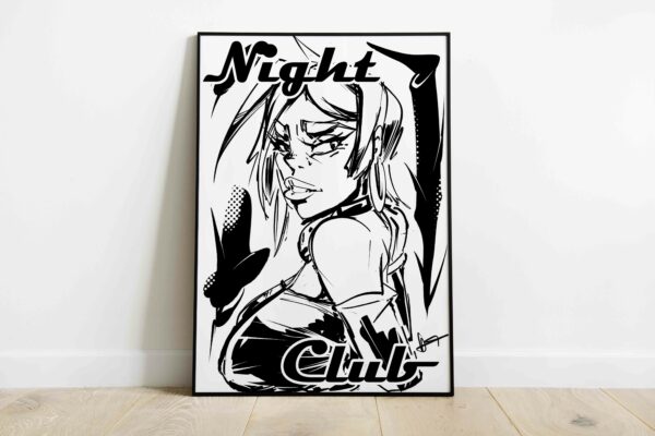 Night Club paper poster