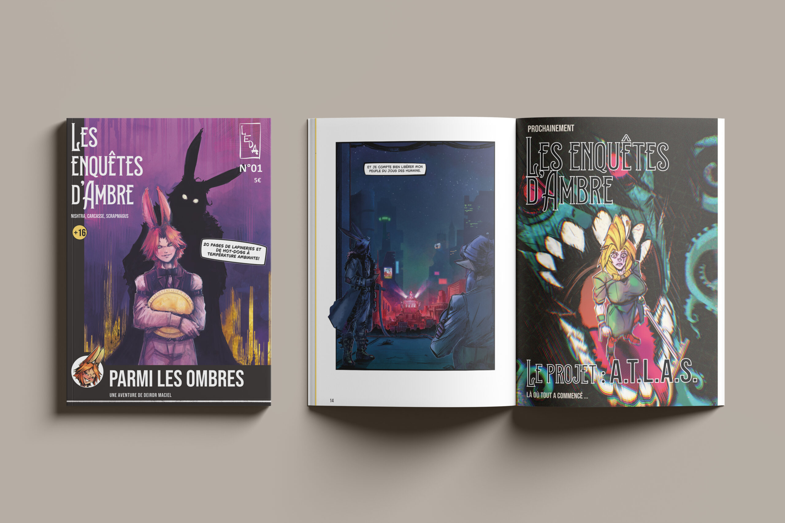 Parmi les Ombres n°1 Magazine papier – Image 3